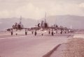 No 77 Squadron Association Williamtown photo gallery - 1971/Townsville/Deltas taxying (C.Mirow)